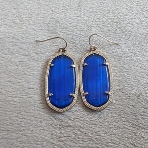 Kendra Scott Elle Drop Earrings - Cobalt Blue